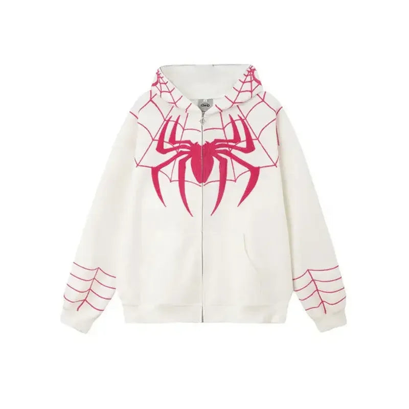 Spiderman Hooded Sweatshirt Jacket For Men  &  Women