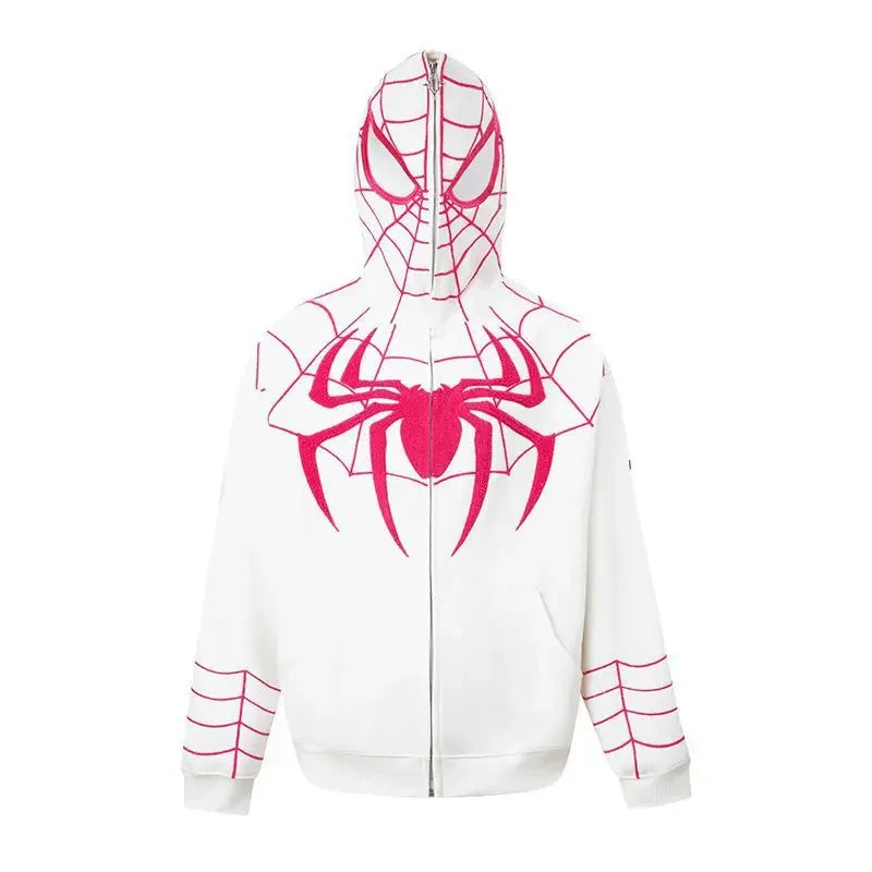 Spiderman Hooded Sweatshirt Jacket For Men  &  Women