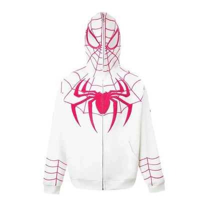 Spiderman Hooded Sweatshirt Jacket For Men  &  Women