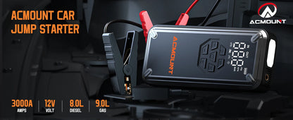 5-in-1 Jump Starter, Car Jump Starter,Tire Inflator,Power Bank