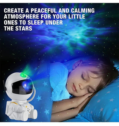 Galaxy Star Astronaut Projector LED Night Light Starry Sky Porjectors Lamp Decoration Bedroom Room Decorative For Children Gifts